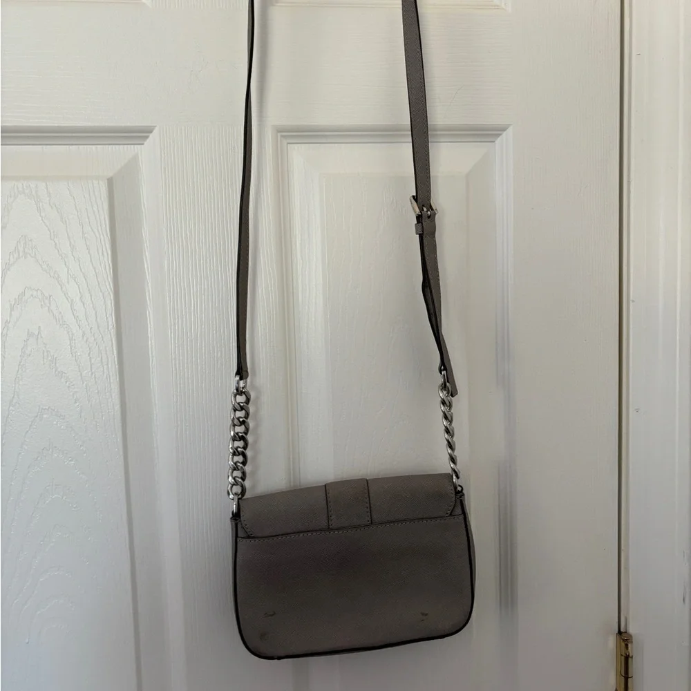 Michael Kors mini gray Crossbody bag‎